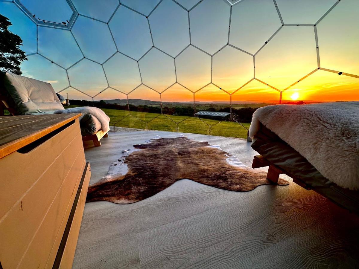 Deerstone Glamping-Boulsworth Hill Dome Hot Tub Hotel Earby Kültér fotó